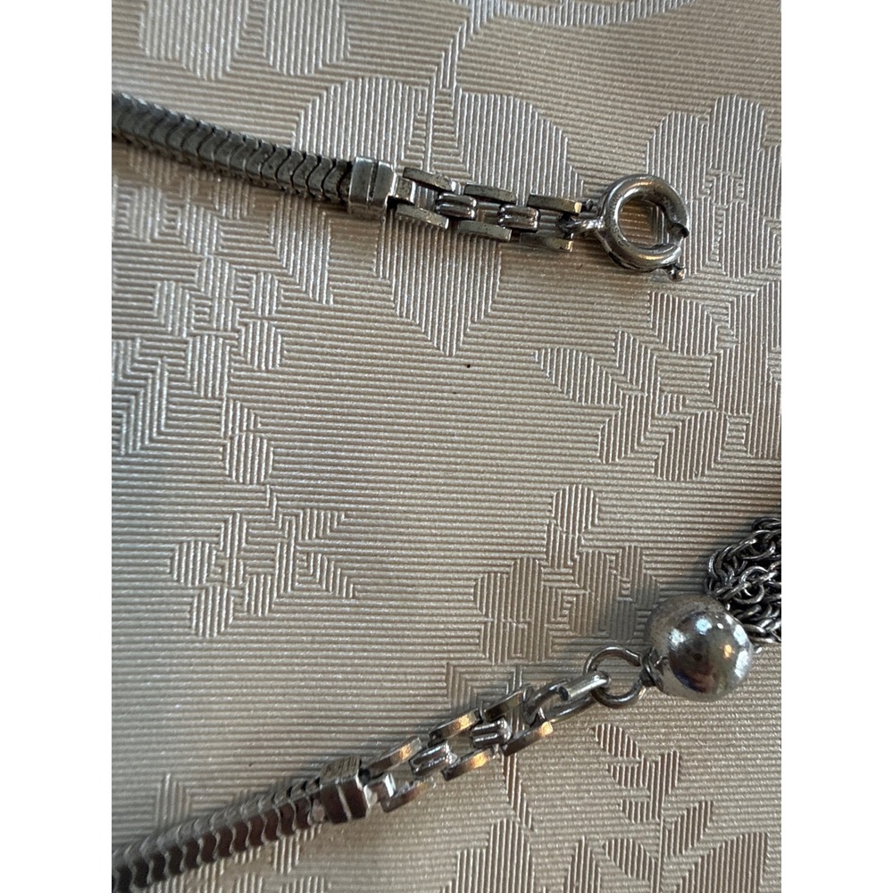 Vintage Elco Sterling Silver Debbie Nameplate ID Bracelet Snake Chain 8.9g 7in - Picture 2 of 5